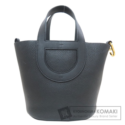 HERMES In the Loop 18 Gold Hardware Handbag Taurillon Clemence Ladies [Used]