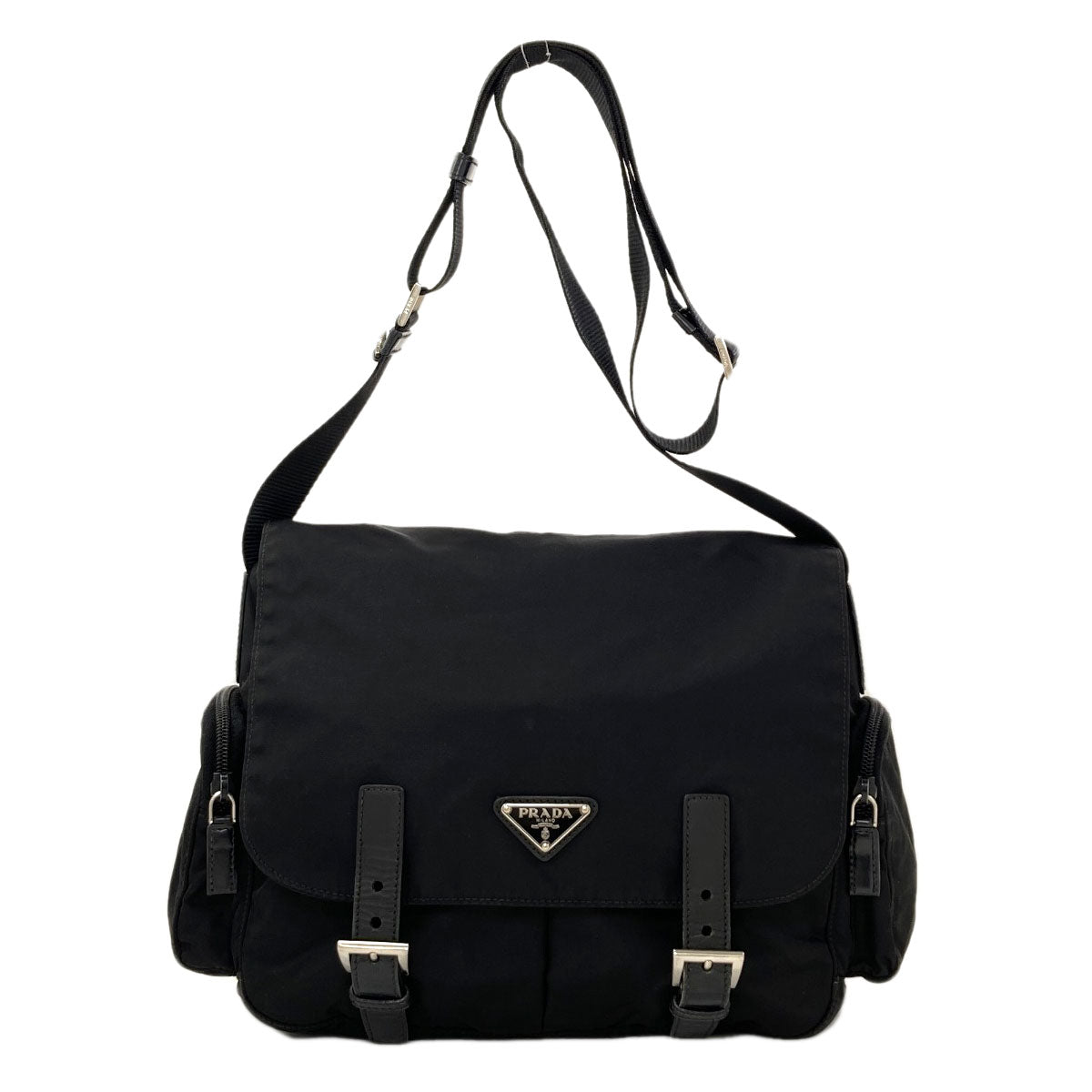 PRADA Logo Hardware Shoulder Bag Nylon Ladies [Used]
