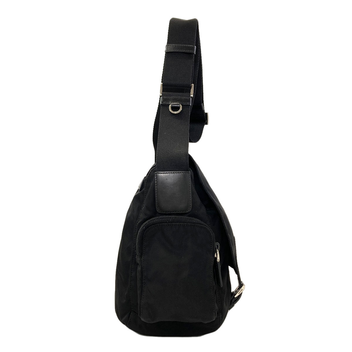 PRADA Logo Hardware Shoulder Bag Nylon Ladies [Used]
