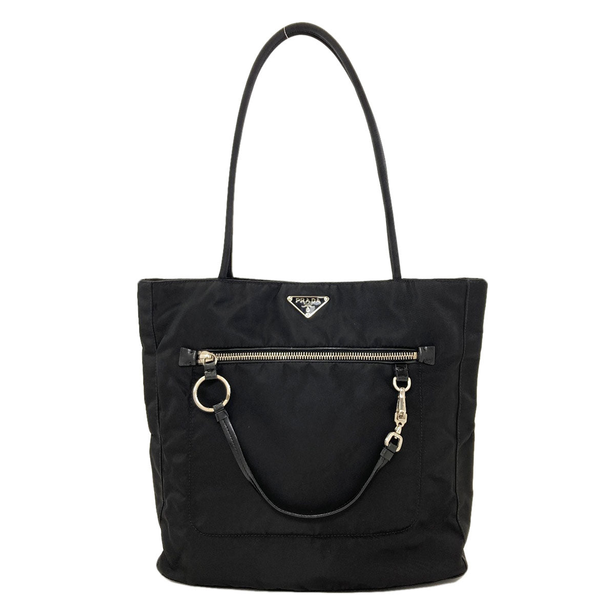 PRADA Logo Hardware Handbag Nylon Ladies [Used]