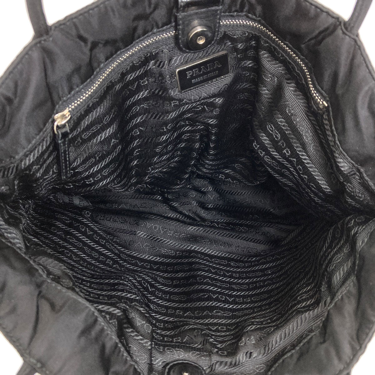 PRADA Logo Hardware Handbag Nylon Ladies [Used]