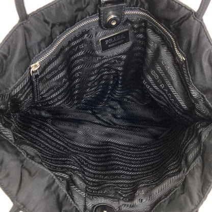 PRADA Logo Hardware Handbag Nylon Ladies [Used]