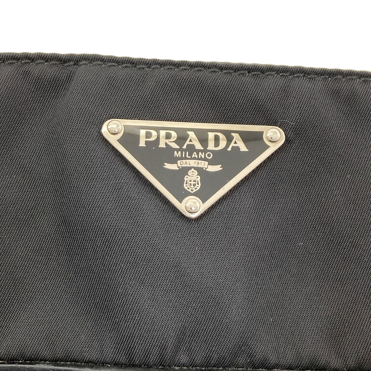 PRADA Logo Hardware Handbag Nylon Ladies [Used]