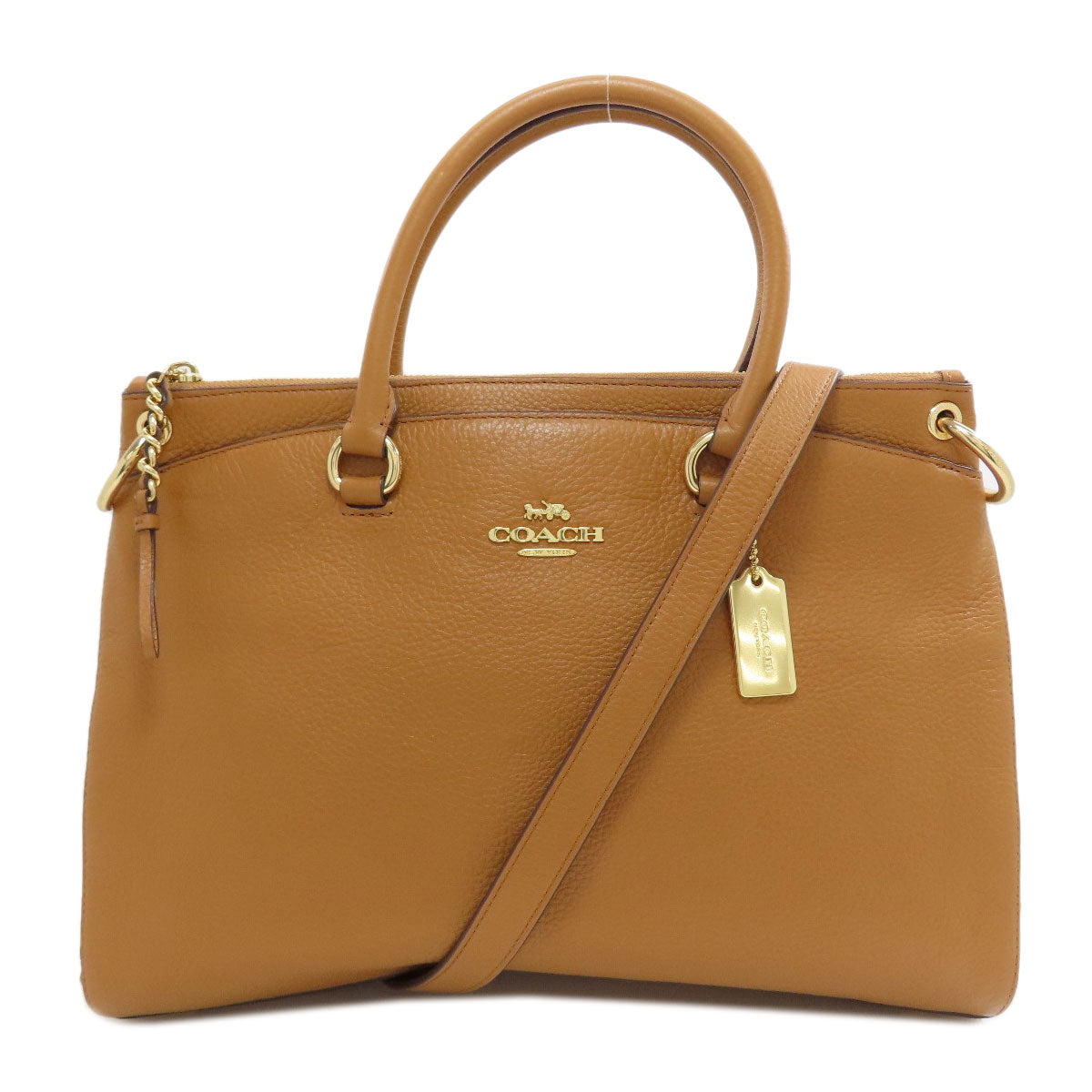 COACH F77884 2WAY Handbag Leather Ladies [Used]