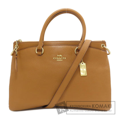 COACH F77884 2WAY Handbag Leather Ladies [Used]