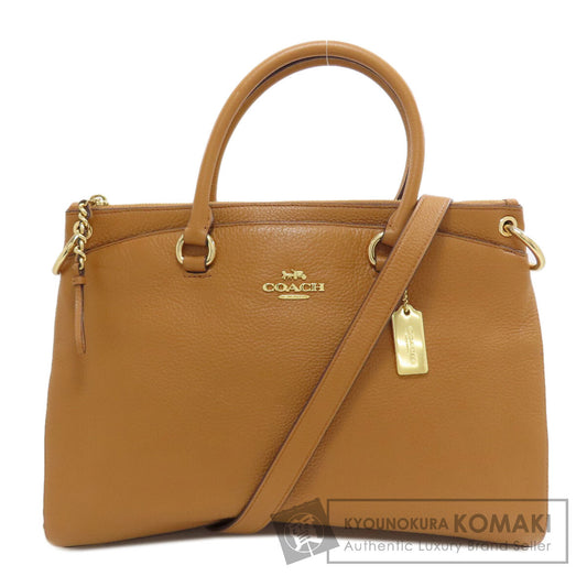 COACH F77884 2WAY Handbag Leather Ladies [Used]