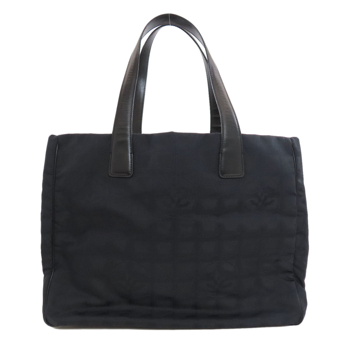 CHANEL New Travel Line MM GoldHardware Tote Bag Nylon jacquard Ladies [Used]