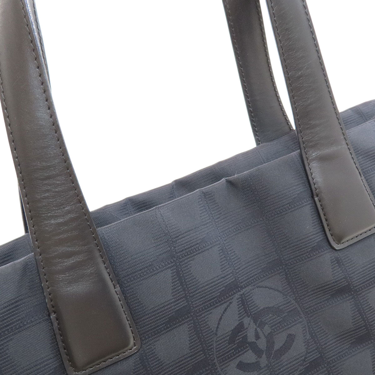 CHANEL New Travel Line MM GoldHardware Tote Bag Nylon jacquard Ladies [Used]