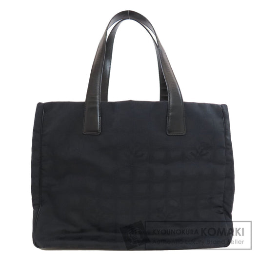 CHANEL New Travel Line MM GoldHardware Tote Bag Nylon jacquard Ladies [Used]