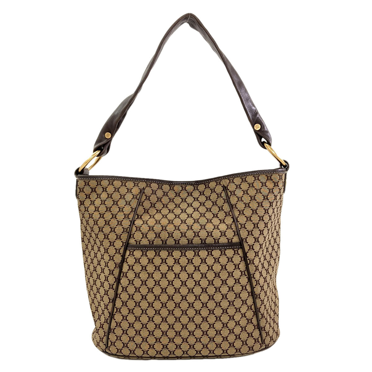 CELINE Macadam one belt Shoulder Bag Canvas Ladies [Used]
