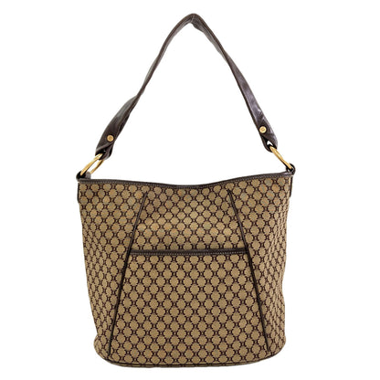 CELINE Macadam one belt Shoulder Bag Canvas Ladies [Used]