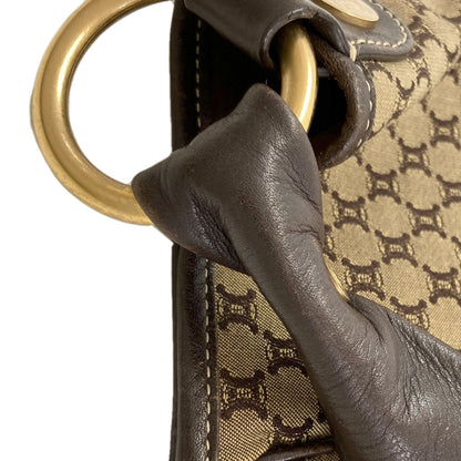 CELINE Macadam one belt Shoulder Bag Canvas Ladies [Used]