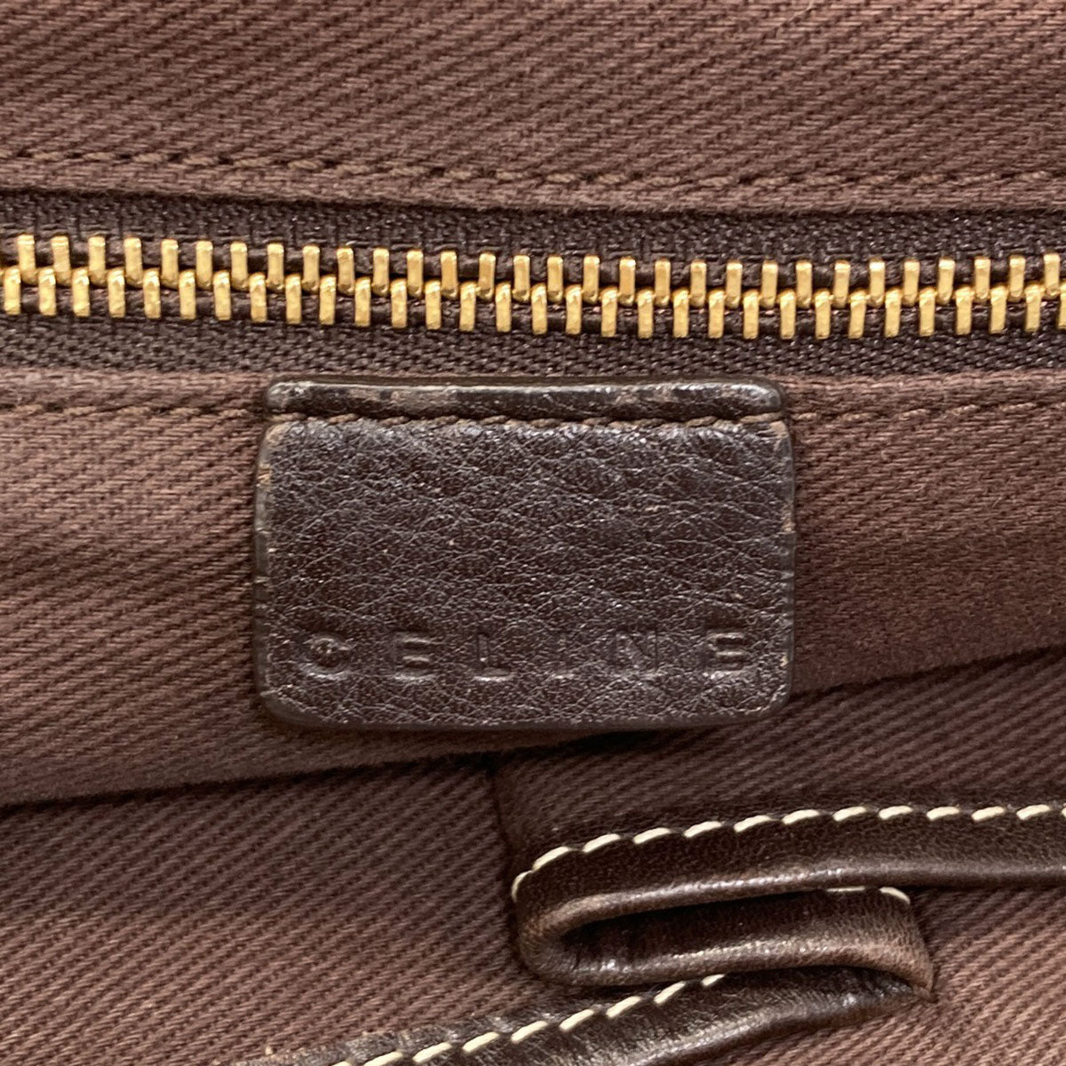 CELINE Macadam one belt Shoulder Bag Canvas Ladies [Used]