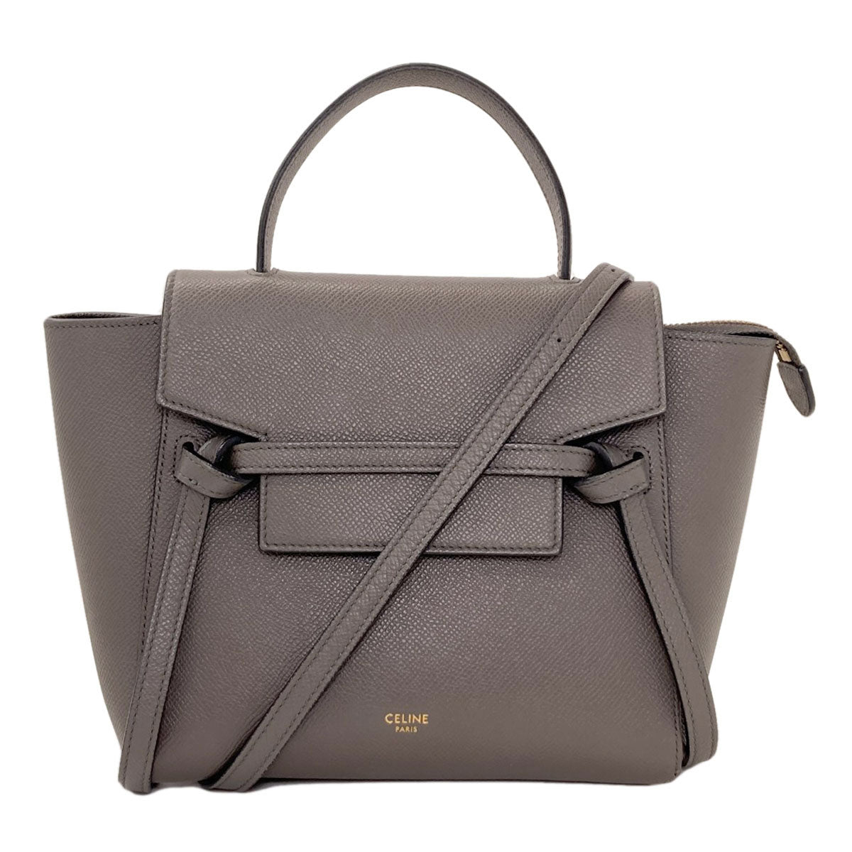 CELINE Belt bag 2WAY Handbag Calf Ladies [Used]