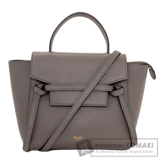 CELINE Belt bag 2WAY Handbag Calf Ladies [Used]