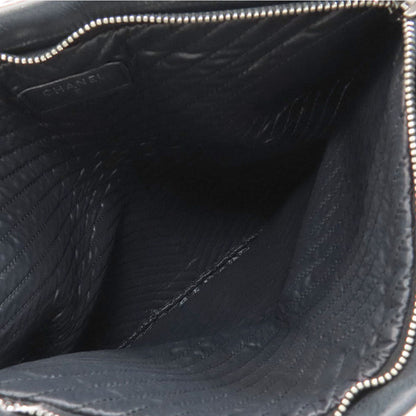 CHANEL Boy Chanel V-stitch SilverHardware Clutch bag Calf Ladies [Used]