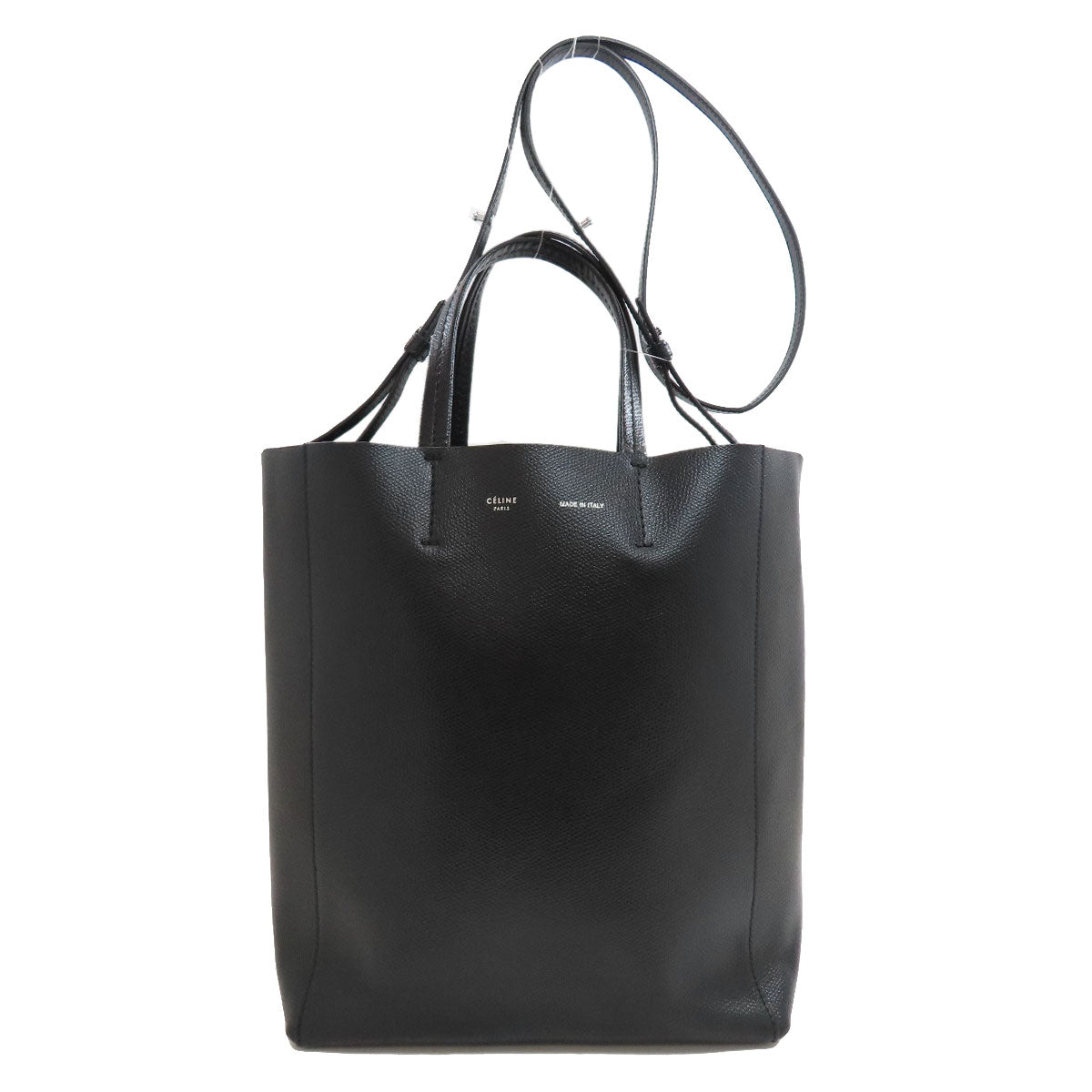 CELINE Vertical Cabas 2WAY Handbag Calf Ladies [Used]