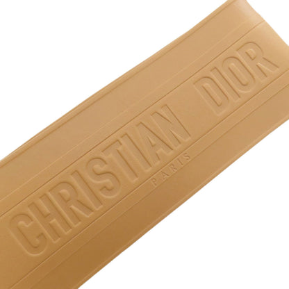 CHRISTIAN DIOR Maxi Double Gold Buckle belt Leather Ladies [Used]