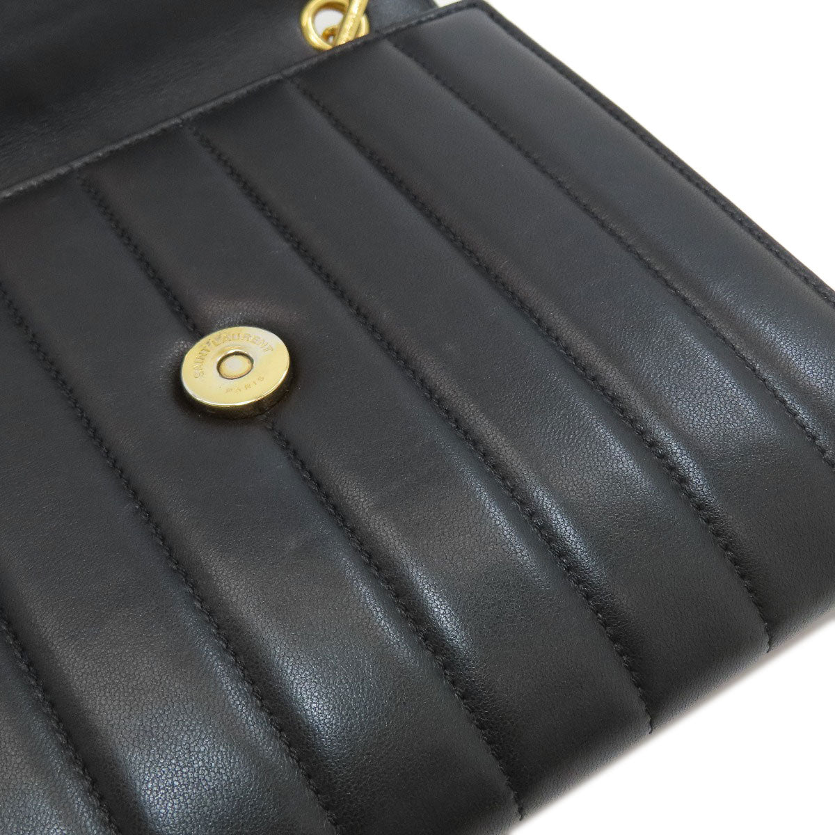 SAINT LAURENT ChainShoulder Shoulder Bag Calf Ladies [Used]