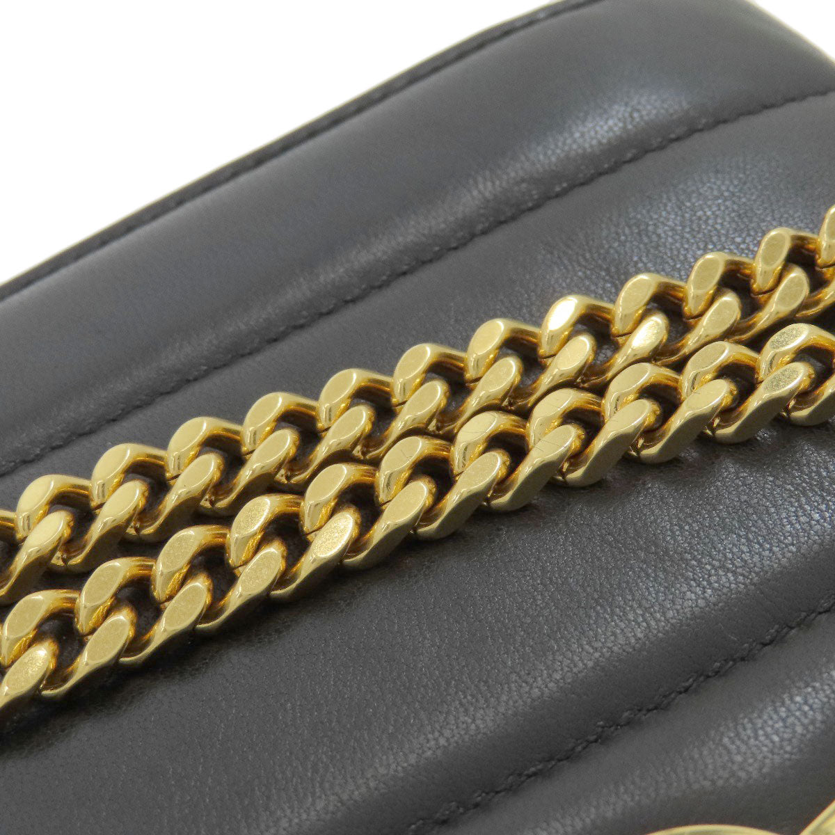 SAINT LAURENT ChainShoulder Shoulder Bag Calf Ladies [Used]