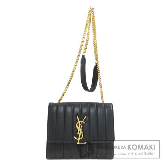 SAINT LAURENT ChainShoulder Shoulder Bag Calf Ladies [Used]
