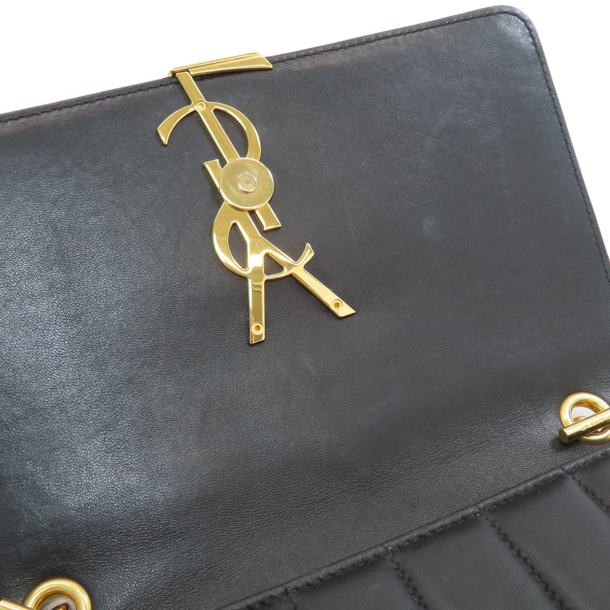 SAINT LAURENT ChainShoulder Shoulder Bag Calf Ladies [Used]