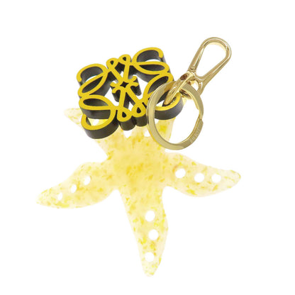 LOEWE Paula's Ibiza starfish anagram key ring Leather Ladies [Used]