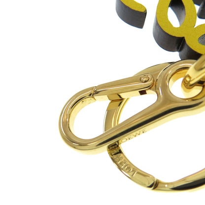 LOEWE Paula's Ibiza starfish anagram key ring Leather Ladies [Used]