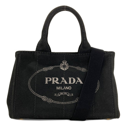PRADA Canapa mini 2 WAY Handbag Canvas Ladies [Used]