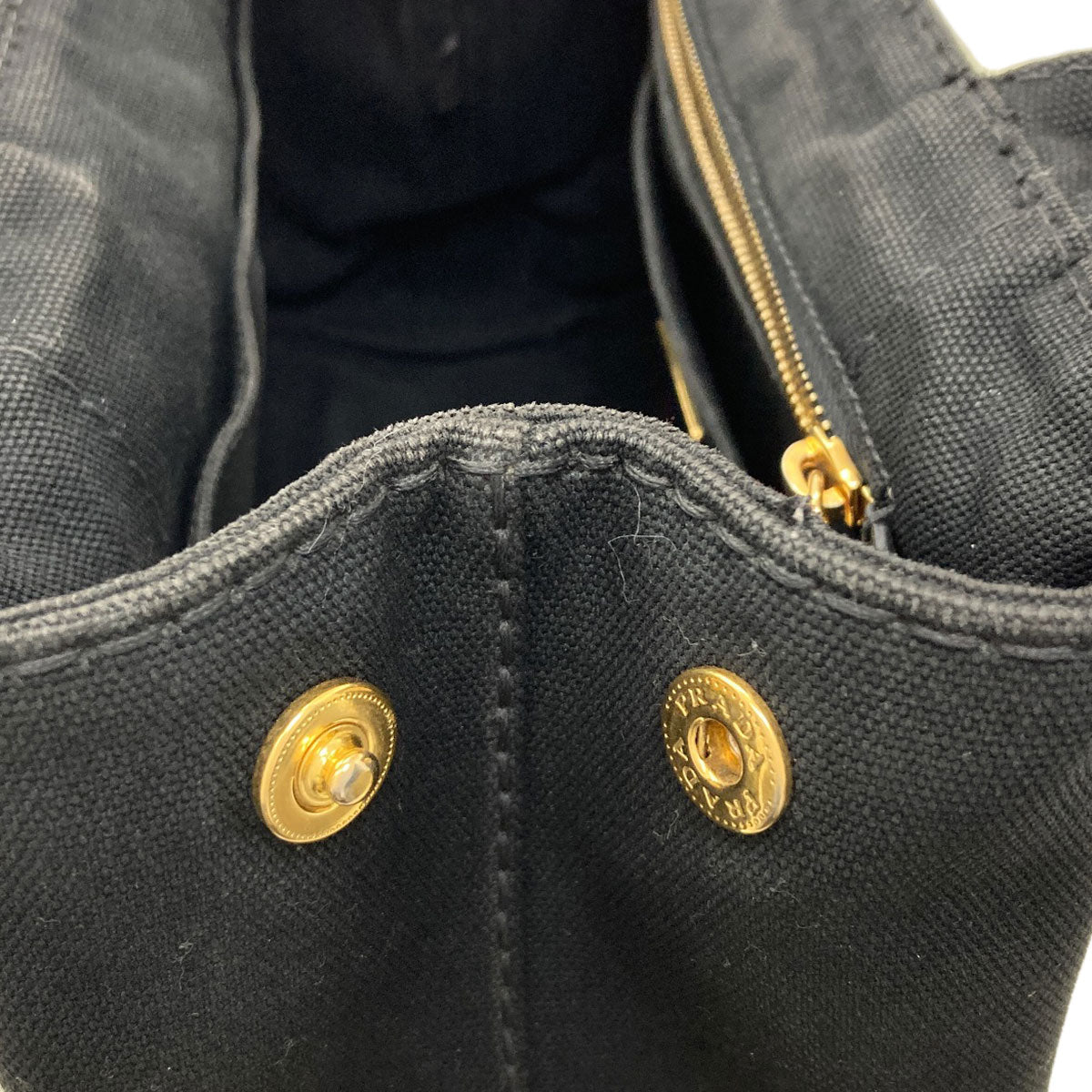 PRADA Canapa mini 2 WAY Handbag Canvas Ladies [Used]