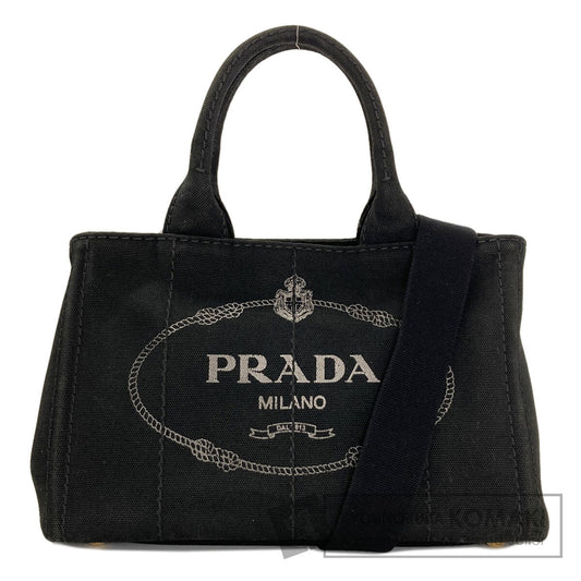 PRADA Canapa mini 2 WAY Handbag Canvas Ladies [Used]