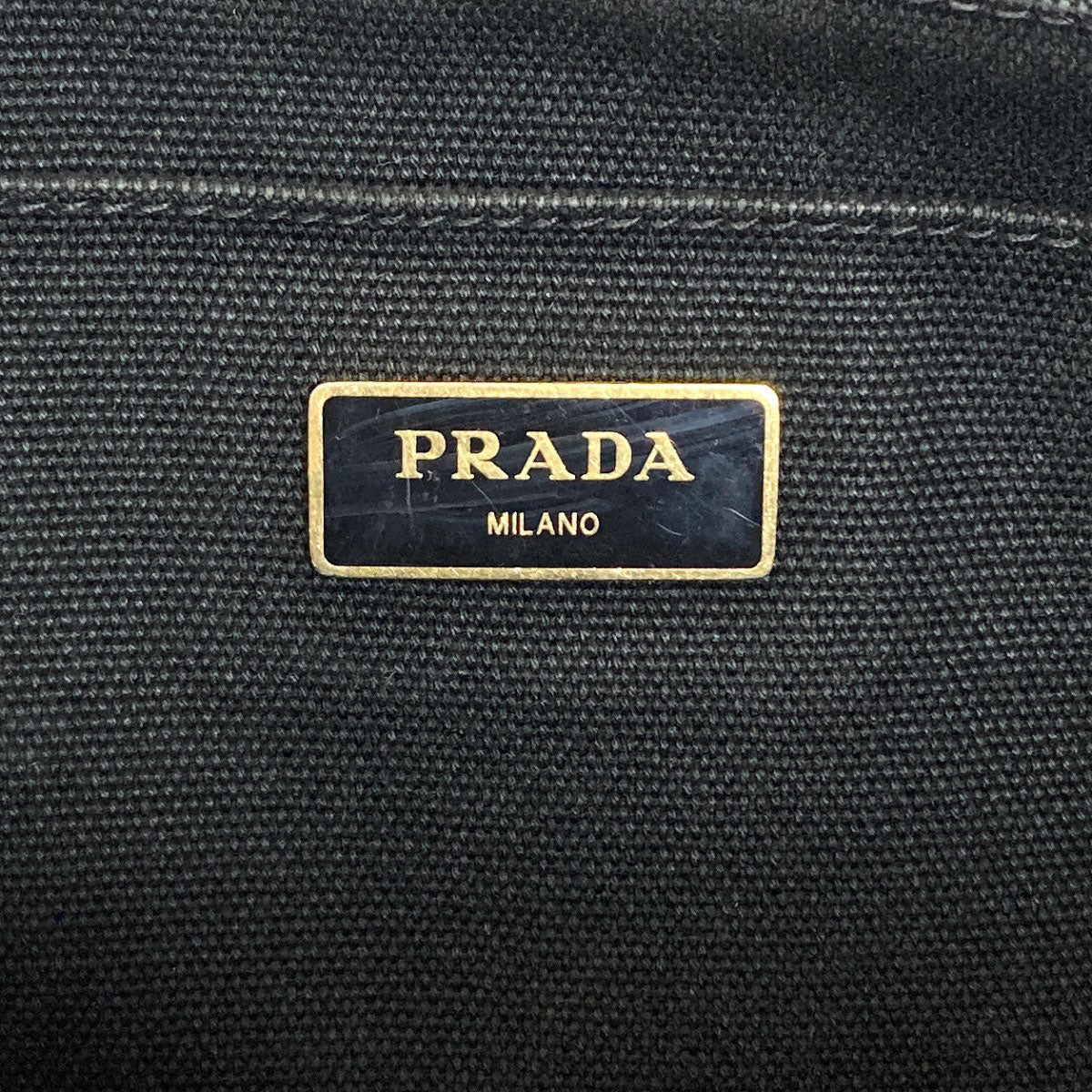 PRADA Canapa mini 2 WAY Handbag Canvas Ladies [Used]
