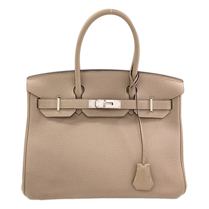 HERMES Birkin 30 SilverHardware Handbag Togo Ladies [Used]