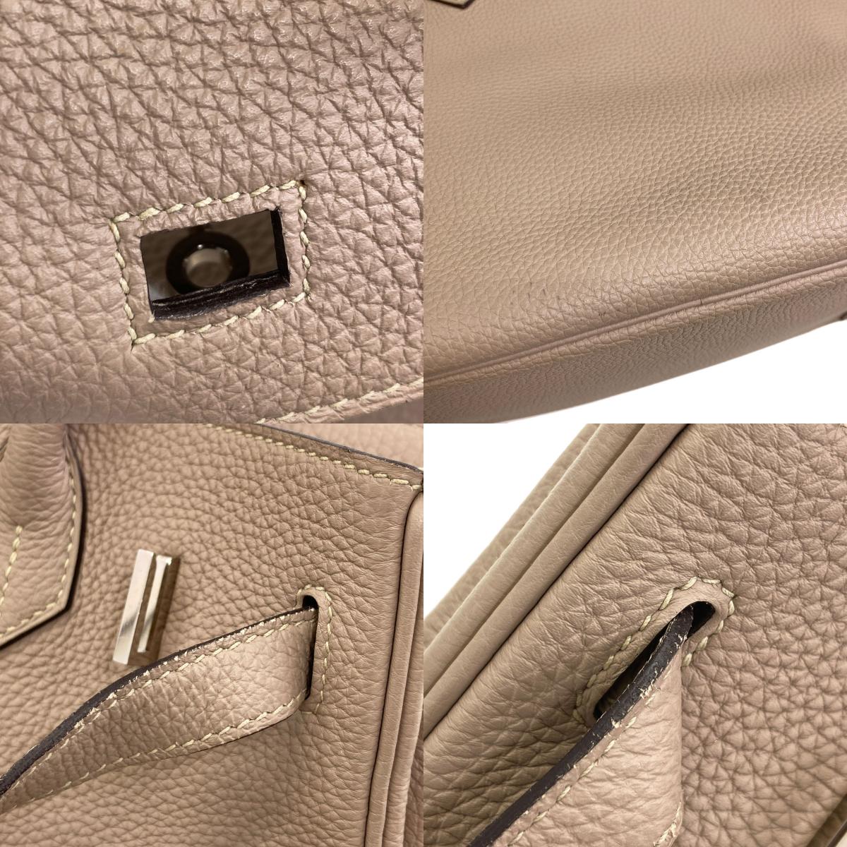 HERMES Birkin 30 SilverHardware Handbag Togo Ladies [Used]