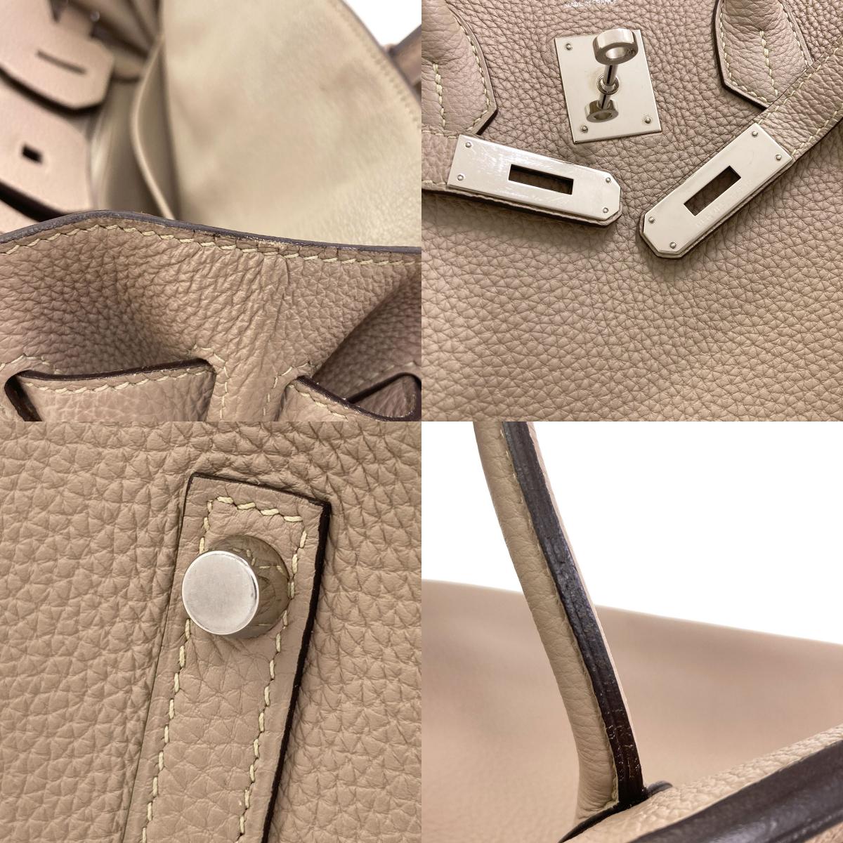 HERMES Birkin 30 SilverHardware Handbag Togo Ladies [Used]
