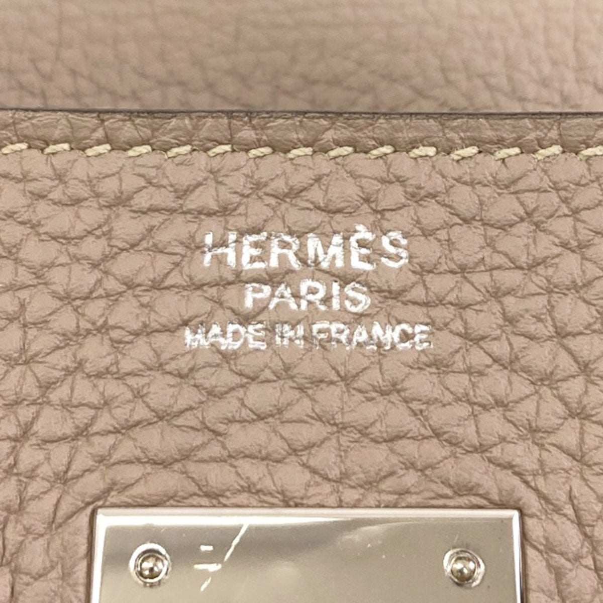 HERMES Birkin 30 SilverHardware Handbag Togo Ladies [Used]