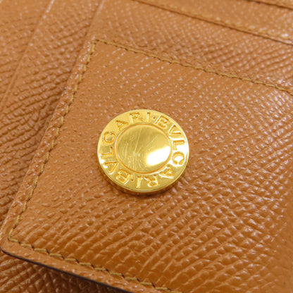 BVLGARI BVLGARI BVLGARI Bifold Wallet with Coin Pocket Leather Ladies [Used]