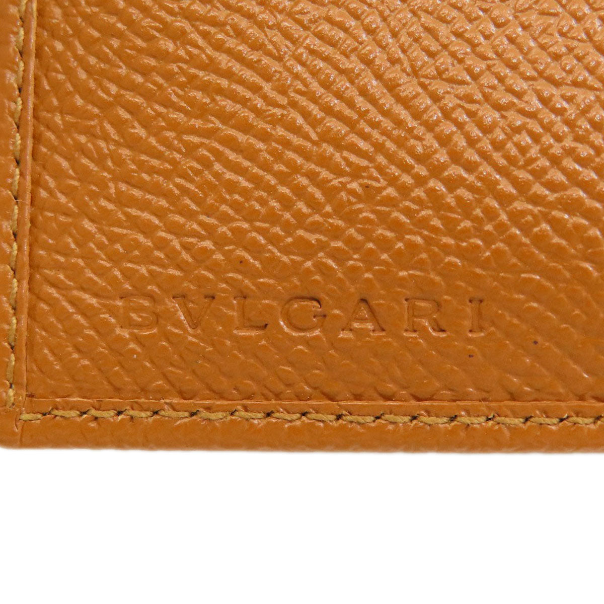 BVLGARI BVLGARI BVLGARI Bifold Wallet with Coin Pocket Leather Ladies [Used]