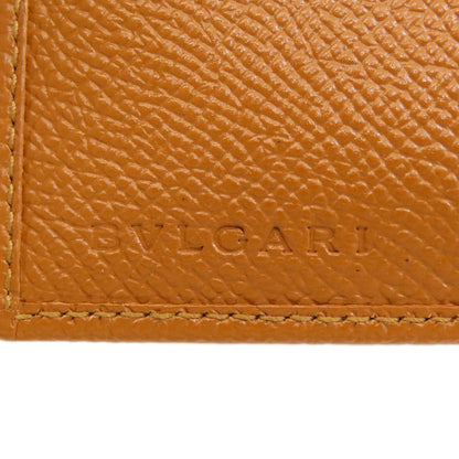 BVLGARI BVLGARI BVLGARI Bifold Wallet with Coin Pocket Leather Ladies [Used]