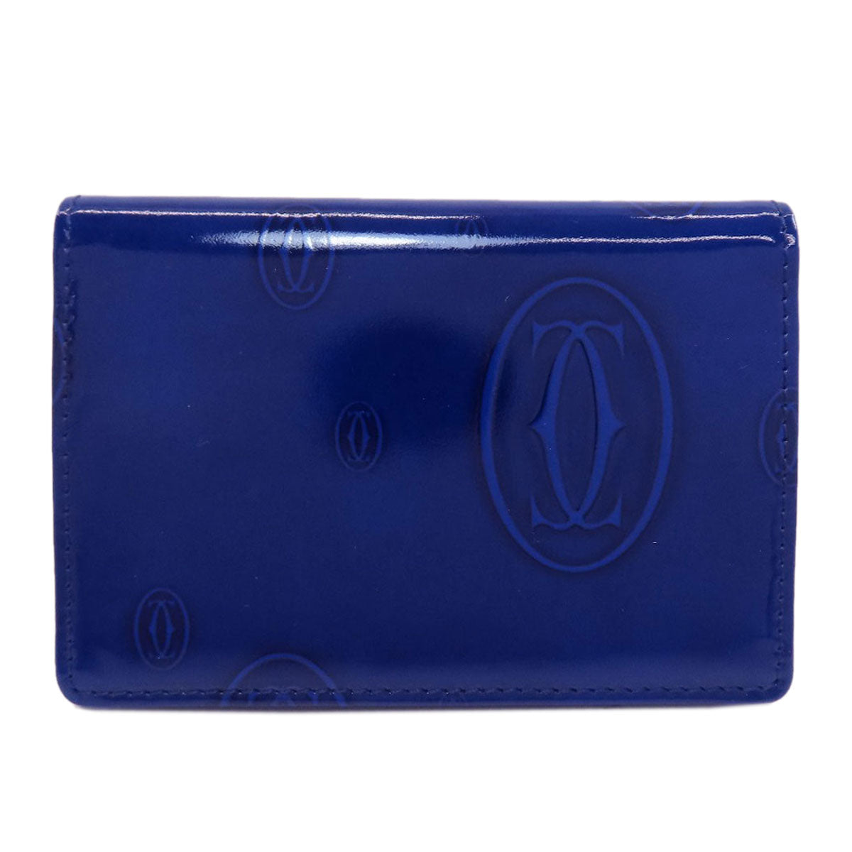 CARTIER happy Birthday Card Case Enamel Ladies [Used]