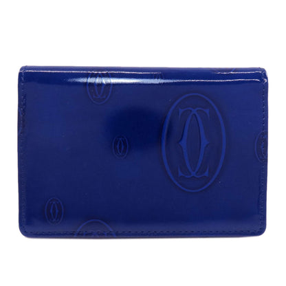CARTIER happy Birthday Card Case Enamel Ladies [Used]