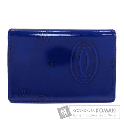 CARTIER happy Birthday Card Case Enamel Ladies [Used]