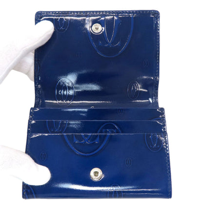 CARTIER happy Birthday Card Case Enamel Ladies [Used]