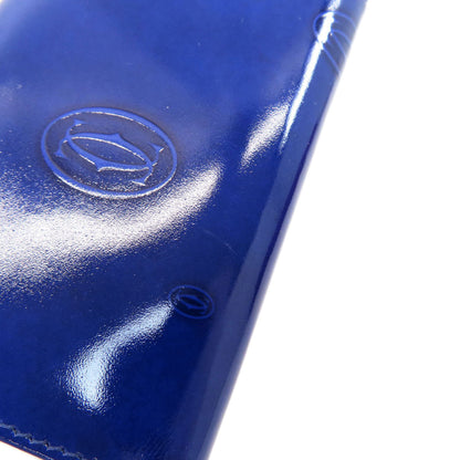 CARTIER happy Birthday Card Case Enamel Ladies [Used]