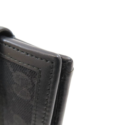 GUCCI 035・02770・2178・5 Sherry line Bifold Wallet with Coin Pocket Canvas LeatherLadies [Used]