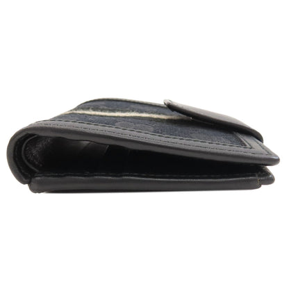 GUCCI 035・02770・2178・5 Sherry line Bifold Wallet with Coin Pocket Canvas LeatherLadies [Used]