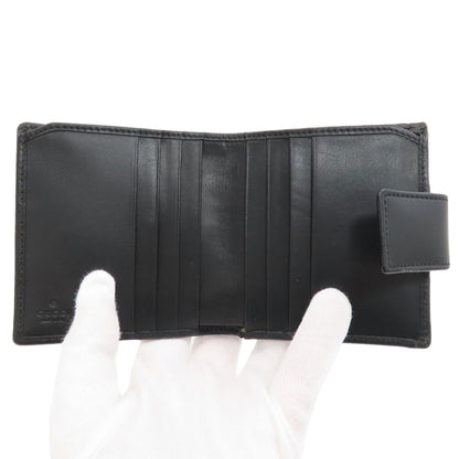 GUCCI 035・02770・2178・5 Sherry line Bifold Wallet with Coin Pocket Canvas LeatherLadies [Used]