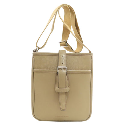 BURBERRY logo Shoulder Bag Leather Ladies [Used]