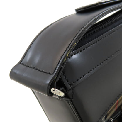 BURBERRY Burberry Check One Belt Shoulder Bag Leather Ladies [Used]