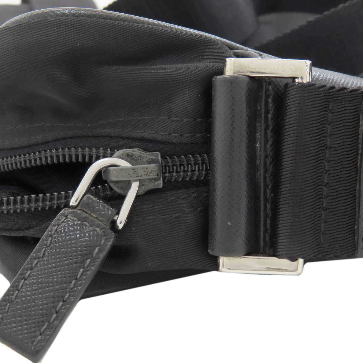 PRADA Logo Hardware Shoulder Bag Nylon Ladies [Used]